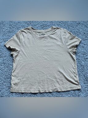 Universal Thread Beige Crop Tee